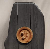 Table basse noire, salon, petit appartement nordique, table basse minimaliste moderne