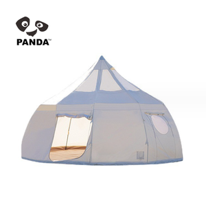 Carpa de lujo de algodón y oxford de 4M, 5M, 6M, hermosa carpa tipo loto para las cuatro estaciones, carpa de glamping a prueba de lluvia y sol de gran tamaño. - Product Image 2