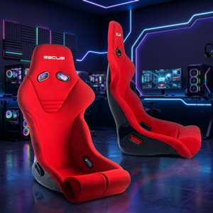 เบาะนั่งรถแข่ง SSCUS Sport Seat Monza424 ผ้า FRP สีดำ แบบเต็มตัว นั่งสบาย ทนทาน คุณภาพพรีเมียม - Product Image 1