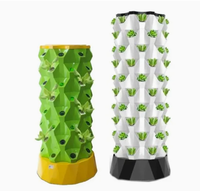 Système hydroponique domestique de grande taille, système de culture vertical intelligent en forme d'ananas, 6 à 12 étages, blanc