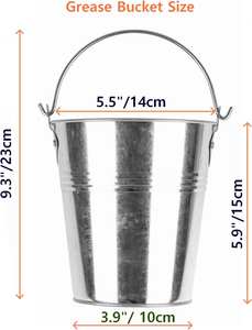 Cubo de hierro multifuncional: cubo enfriador de cerveza, cubo para almacenamiento de verduras, cubo para almacenamiento de herramientas, cubo para bidones de aceite. - Product Image 5