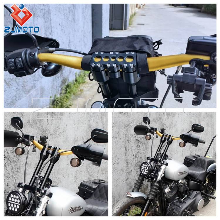 【予約中！】 ZJMOTO Motorcycle Club Style Handlebars - Forbidden Bars グローブ