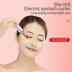 Dispositivo eléctrico de belleza 2 en 1, rizador de pestañas, crema de labios sónicos calentados, pluma masajeadora - Product Image 5