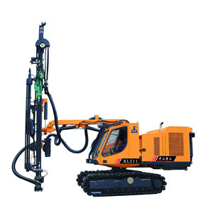 락 드릴 광석 및 말뚝 응용 프로그램을 위한 스크류 공기 압축기가 있는 KL511 유압 드릴 장비 - Product Image 1