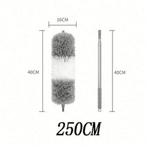 Brosse dépoussiérante télescopique rétractable en microfibre écologique, anti-acariens, pour nettoyer les interstices, la poussière, les voitures, les meubles et la maison - Product Image 5