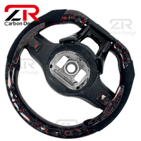Volant de direction amélioré en fibre de carbone avec LED RPM pour Mercedes Benz W205 AMG, avec palettes de changement de vitesse pour E400 W204 G500 G63