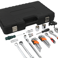 Kit d'outils de réparation de vélo 321 pièces avec clé à douille 72T en CRV, manuel, en coffret rigide, OEM