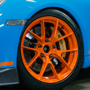 Rines Multirradio Naranja 5x112, 5x114.3 y 5x120 de 17, 18, 19, 20, 21 y 22 Pulgadas, Ligeros y Forjados para Automóviles - Product Image 1