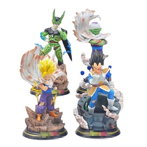 4 Styles Dragon Vegeta Piccolo <span class=keywords><strong>Gohan</strong></span> <span class=keywords><strong>Cell</strong></span> Collection Figurine Modèle Cartoon PVC Anime Figure Grande Statue Personnage Modèle Jouet - Product Image 1