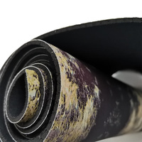 Tissu néoprène super extensible isolé 3 mm, impression par sublimation personnalisée, tissu néoprène camouflage en rouleau