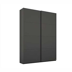 <span class=keywords><strong>Armoire</strong></span> moderne convertible pour chambre à coucher, petite, en <span class=keywords><strong>pin</strong></span> foncé, avec miroir et portes coulissantes - Product Image 5
