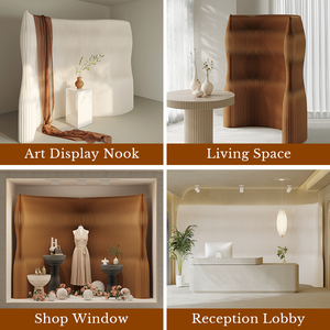 Divisorio da <span class=keywords><strong>Parete</strong></span> Elegante Spazepaper, Separatore Flessibile per Ambienti, Schermi Pieghevoli, Divisorio per Showroom, <span class=keywords><strong>Parete</strong></span> Divisoria in Carta per Sale Trasmissioni - Product Image 4