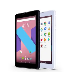 7 inç akıllı 1024x600 dört çekirdekli çift Sim kart yuvası telefon 3G Gps sekmeler Android Tablet Pc usb portu ile dahili 3G