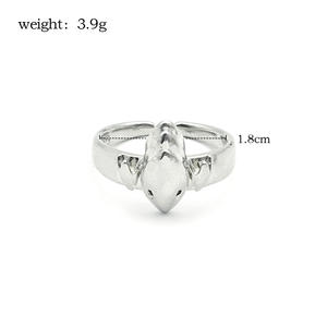 <span class=keywords><strong>Anillo</strong></span> de Cosplay de Seto Kaiba de Yu-Gi-Oh!, Anillos Ajustables de Metal - Product Image 6