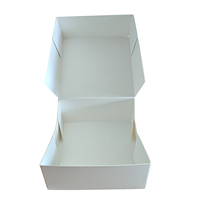 Scatole per Torte Pieghevoli Facili da Usare, Contenitori Monouso in Cartone Bianco Personalizzabili all'Ingrosso