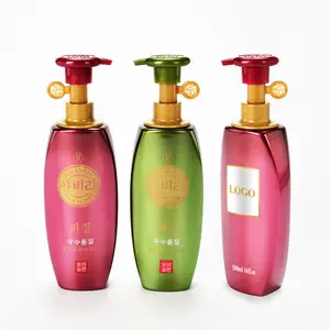 Customized Label 500ml 16oz Empty Plastic Shampoo Bottle with Pump for Conditioner Liquid Soap