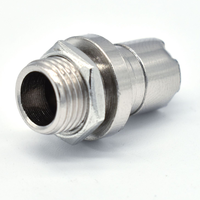 Connecteur femelle DC en cuivre 5521 5525 avec filetages pour fixation, transmission d'alimentation 12V 5A