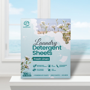 Prix usine Feuilles <span class=keywords><strong>de</strong></span> lessive détergentes Savon <span class=keywords><strong>de</strong></span> lavage Nettoyage des toilettes Feuilles <span class=keywords><strong>de</strong></span> lessive ECO Feuille Détergent à lessive - Product Image 5