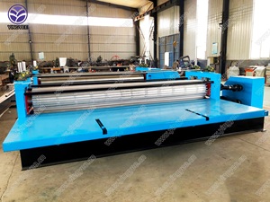 Sıcak satış enine ince oluklu levha şekillendirme makinesi çatı/hızlı hız galvanizli ince oluklu yapma makinesi - Product Image 5