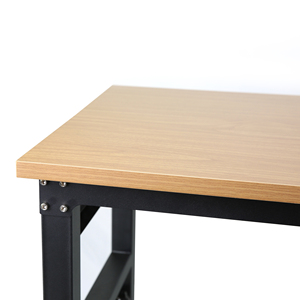 Banco da lavoro in metallo e legno FCJ per uso ufficio scrivania resistente ed elegante
