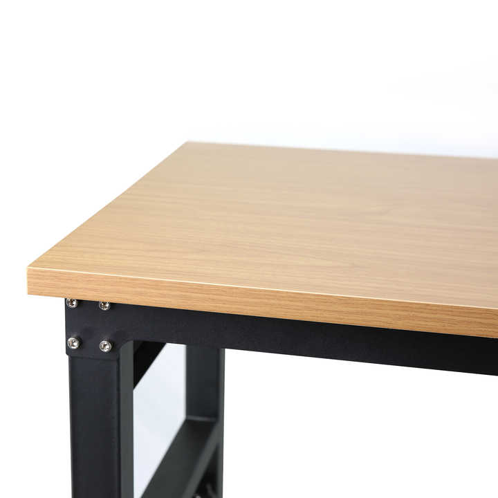 FCJ Metal and Wooden Workbench for Office Use Durable and Stylish Desk