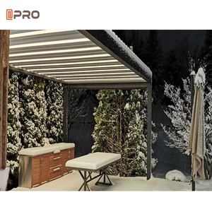 Cơ giới không thấm nước ngoài trời nhôm pergola Morden gazebo với cửa <span class=keywords><strong>s</strong></span>ổ điều chỉnh <span class=keywords><strong>gazebos</strong></span> pergolas và <span class=keywords><strong>gazebos</strong></span> nhôm 200mm - Product Image 6