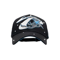 Topi Baseball Bass PVC Beard 6-Panel Adjustable Combed Cotton Empat Musim - Topi Olahraga Bordir Tangan Mewah Modis Sporty