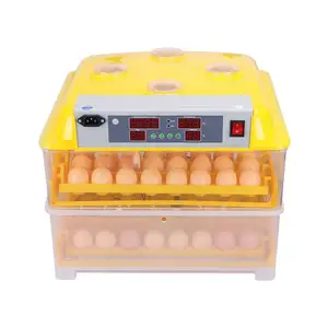 Inkubator telur 48 telur baterai isi ulang 12V 220V, inkubator telur Manual Mini di Kenya