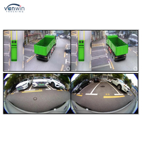 360 degrés yeux d'oiseau vue voiture caméra 2D/3D Surround surveillance HD DVR vue d'oiseau écran partagé ADAS 360 vue panoramique Surround