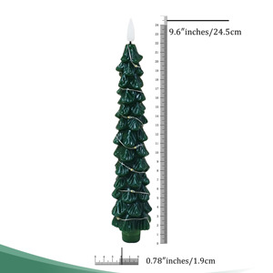 Bougie <span class=keywords><strong>LED</strong></span> en forme d'arbre <span class=keywords><strong>de</strong></span> <span class=keywords><strong>Noël</strong></span> avec <span class=keywords><strong>fil</strong></span> <span class=keywords><strong>de</strong></span> cuivre à pois 2PCS <span class=keywords><strong>sans</strong></span> flamme <span class=keywords><strong>pour</strong></span> la décoration <span class=keywords><strong>de</strong></span> la maison <span class=keywords><strong>de</strong></span> vacances. - Product Image 5