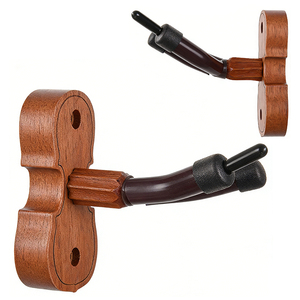 Soporte de pared para violín y <span class=keywords><strong>viola</strong></span> Work Well Home & Studio con gancho y soporte para arco - Product Image 1