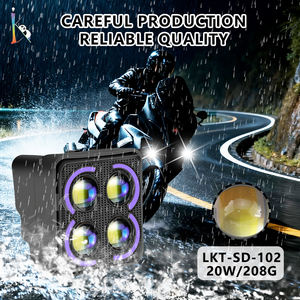 <span class=keywords><strong>KLT</strong></span>, le nouveau design de projecteur LED carré blanc-jaune-ambre, lampe de <span class=keywords><strong>conduite</strong></span> tout-terrain, lampe de travail LED pour voiture et camion - Product Image 6