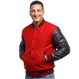 OEM Manufacturer High Quality Men's Baseball Letterman Varsity <b>Jacket</b> Custom Embroidery Heated Hooded Winter <b>Smart</b> Casual Custom - Product Image 1