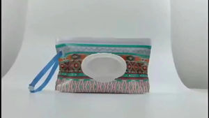 Lingettes humides portables personnalisées OEM Sacs en plastique désinfectés Récipient blanc Boîte à mouchoirs Élégante caisse à mouchoirs humides - Product Image 5