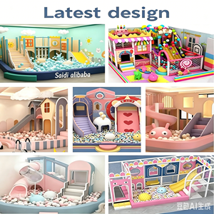 Modular Design Kids Indoor Playground Equipment for Children with Soft Interactive Floor Games and LED <b>Lights</b> - Product Image 5