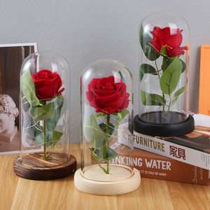 <span class=keywords><strong>Rose</strong></span> enchantée en verre avec lumière LED, <span class=keywords><strong>La</strong></span> <span class=keywords><strong>Belle</strong></span> <span class=keywords><strong>et</strong></span> <span class=keywords><strong>la</strong></span> Bête, pour un cadeau de <span class=keywords><strong>la</strong></span> Saint-Valentin - Product Image 3