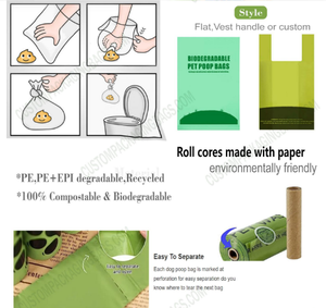 Dispensador de Bolsas para Excremento de Perro Ecológico RDY, Bolsas para Excremento de Perro Compostables, 10 Bolsas - Product Image 5