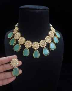 Collar de Boda Indio Sabyasachi, Joyería Inspirada en Sabyasachi, Joyería Nupcial India Pakistaní, Conjuntos de Joyería Bollywood Sabyasachi - Product Image 2