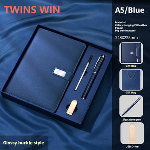 Deducción de superficie plana Cuadernos personalizados Protección de ojos Papel <span class=keywords><strong>Dailin</strong></span> Juego de caja de regalo de cuaderno de cuatro piezas - Product Image 5