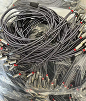 Kabel Audio Hi Fi Stereo pria 2RCA ke 2RCA AV 1.5 meter untuk Home Theater HDTV amplifier Audio mobil sistem Hi-Fi