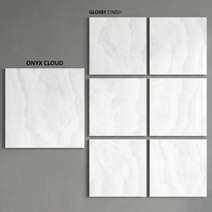 กระเบื้องพอร์ซเลนเคลือบเงา Pietra Bianco ขนาด 800x800 มม. สีเทาอ่อน ลายหินธรรมชาติ - Product Image 6