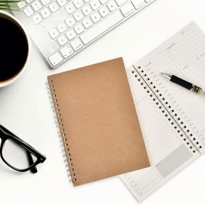 Wholesale Supplier Leather Hardcover 100 Sheets Spiral Notebook To-Do List Planner for Time Management - Product Image 3