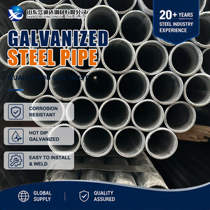 Anti Fingerprint 48.3mm Sch160 Q235 Z100 G/sqm GB T2518 Galvanized Steel Tube of Structural Components - Product Image 1