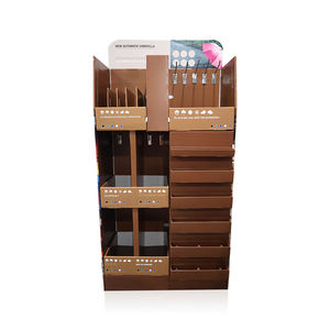 Exhibidor de Cartón Resistente para Paraguas con Almacenamiento para Supermercados y Tiendas Minoristas, Fabricación OEM y ODM - Product Image 2