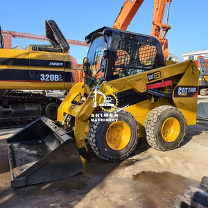 Used Mini Skid Steer Loader CAT246D Japan Import 4x4 <b>Wheel</b> Drive 57KW Power Motor & Bearing Free Shipping - Product Image 5