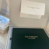 Boîtes en papier d'emballage de cahier couleur avec logo personnalisé de luxe Enveloppe à couvercle magnétique Insert en mousse EVA blanche Cadeau de luxe blanc pailleté