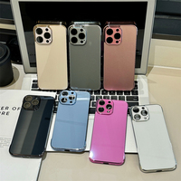Étui en verre trempé ultra fin pour iPhone 16 15 14 12 13 Mini 11 Pro XS Max X XR 15 16Plus Protection Coque rigide Fundas