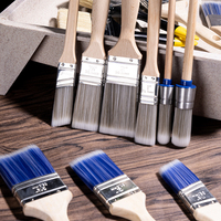 Ensemble de pinceaux de peinture murale rouleau à peinture couteau à mastic poteau télescopique ensemble d'outils à main fournitures de peinture à domicile pour usage domestique ou commercial
