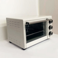 Four grille-pain électrique de 18l 1400W, four à Pizza de cuisson domestique avec plaque chauffante pour une utilisation et un nettoyage faciles