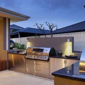 Nueva Parrilla para Barbacoa, Juego de Cocina para Acampar al Aire Libre, Gabinetes de Cocina para Exteriores, Isla para Barbacoa con Fregadero - Product Image 2